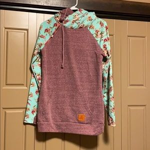 Flowered sweatshirt